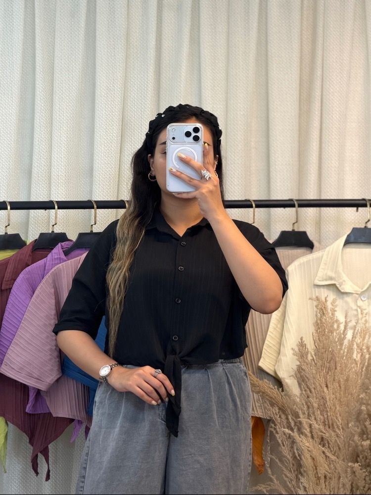 شومیز مجلسی جلو گره ای زنانه - Image 15