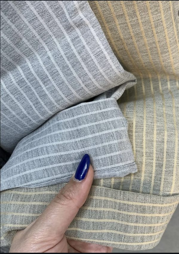 مانتو کفتان لینن راه راه دیپلمات