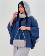 مانتو پانچو زنانه ابی