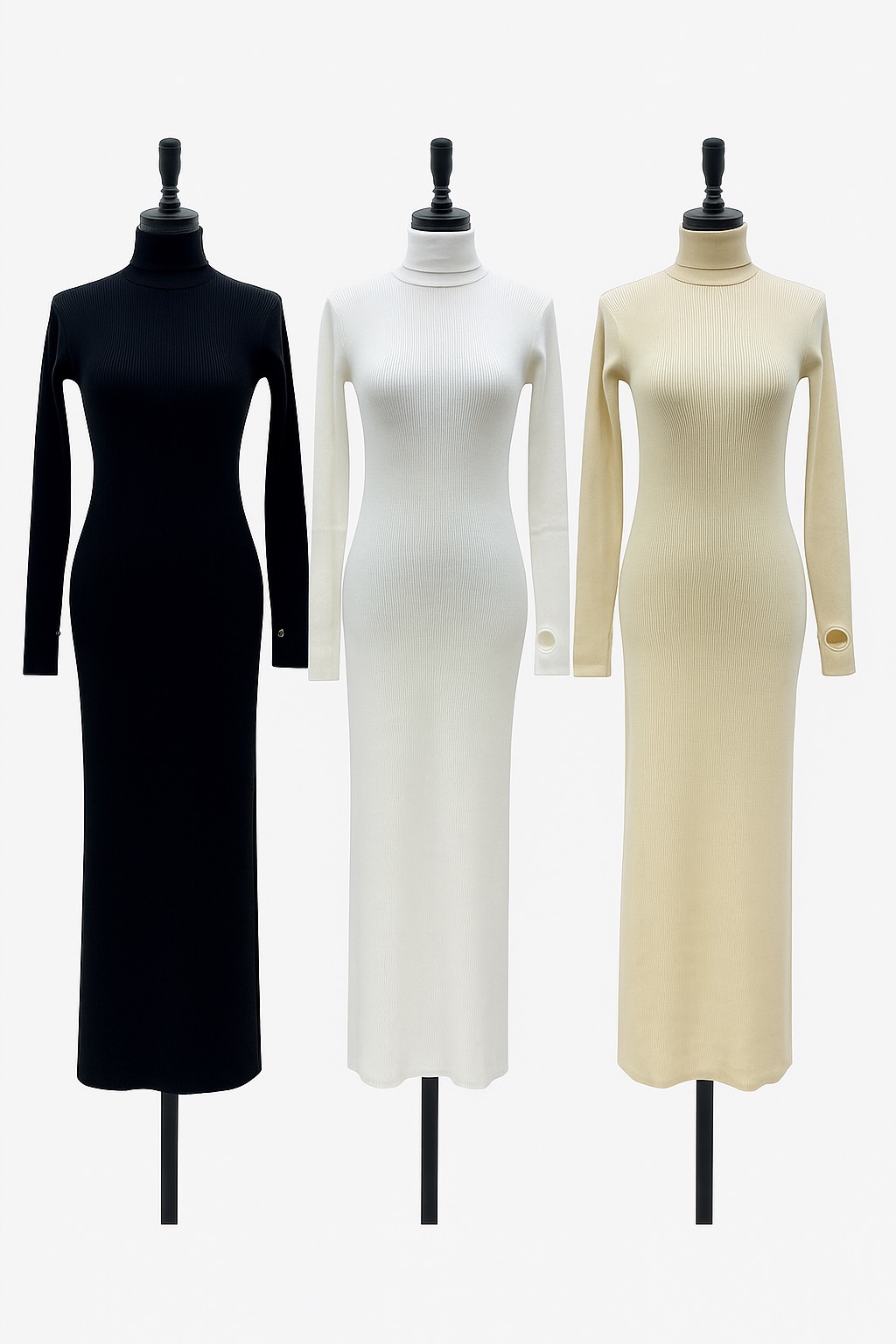 پیراهن یقه اسکی بلند زنانه - Image 4