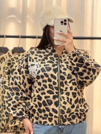 بامبر جکت پلنگی