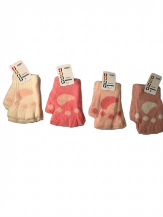 دستکش بچگانه نیم انگشتی فانتزی