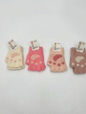 دستکش بچگانه نیم انگشتی فانتزی