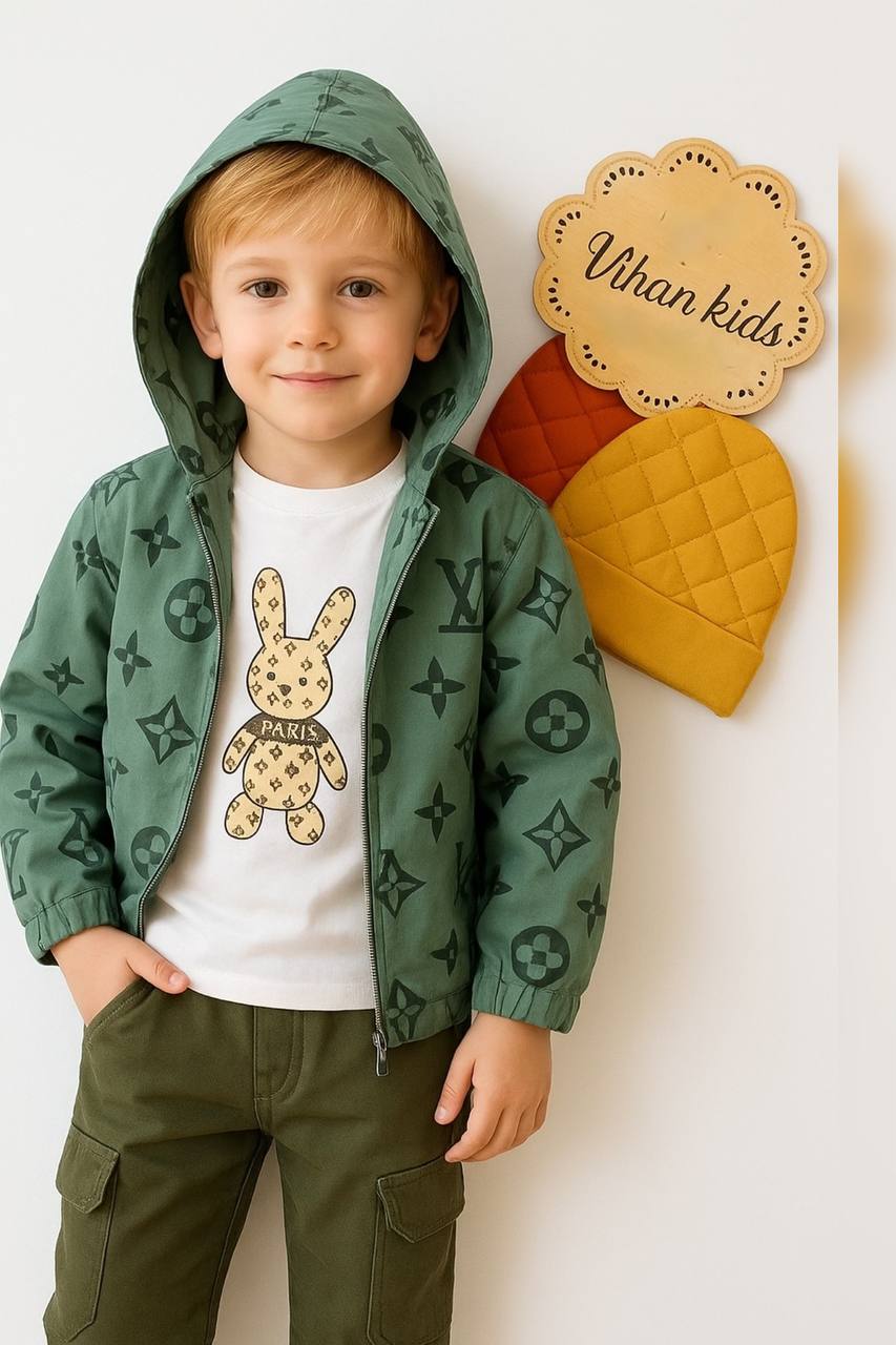 سویشرت و شلوار سه تیکه پسرانه - Image 4