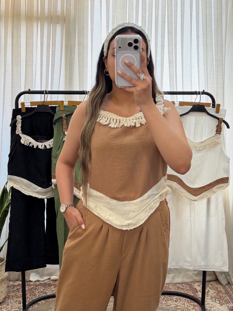 ست تاپ و شلوار زنانه ترند - Image 2