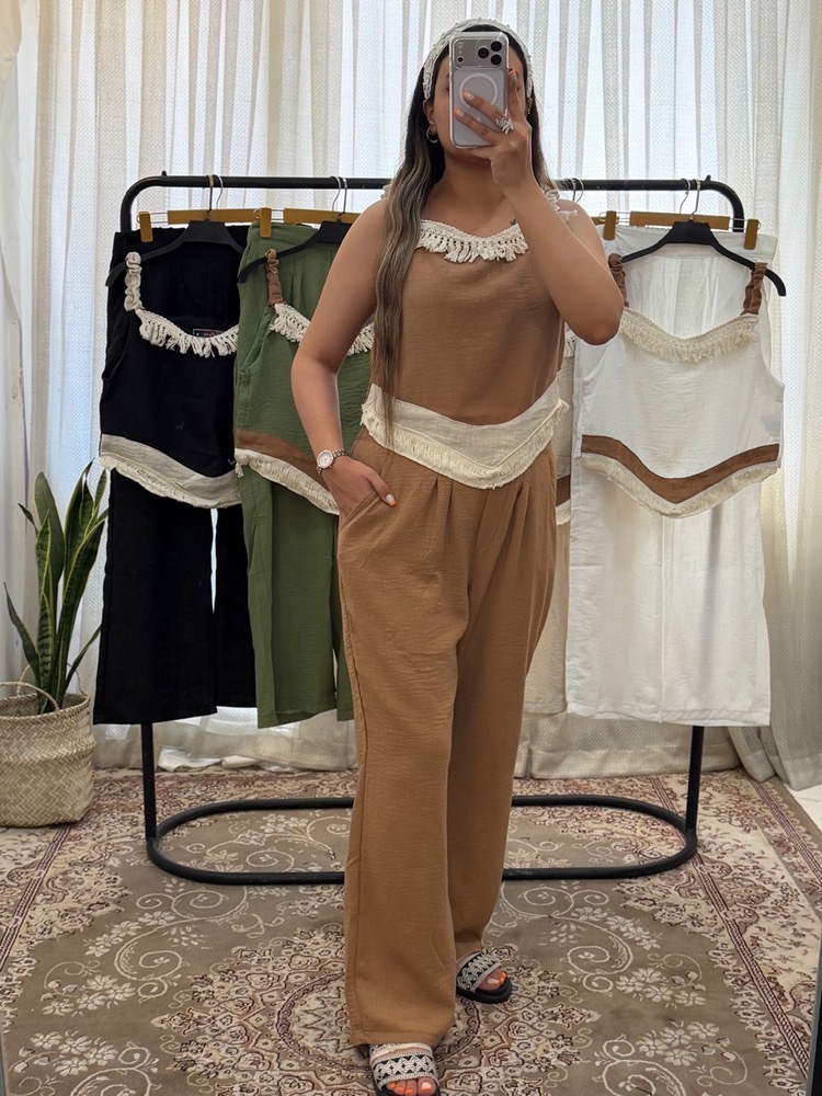 ست تاپ و شلوار زنانه ترند - Image 4