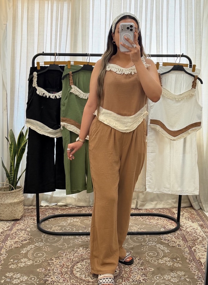 ست تاپ و شلوار زنانه ترند - Image 6