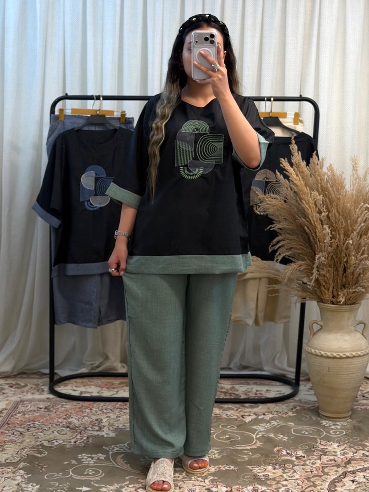 ست بلوز و شلوار زنانه - Image 15