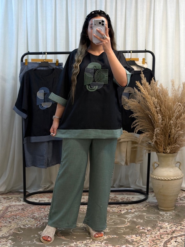 ست بلوز و شلوار زنانه - Image 14