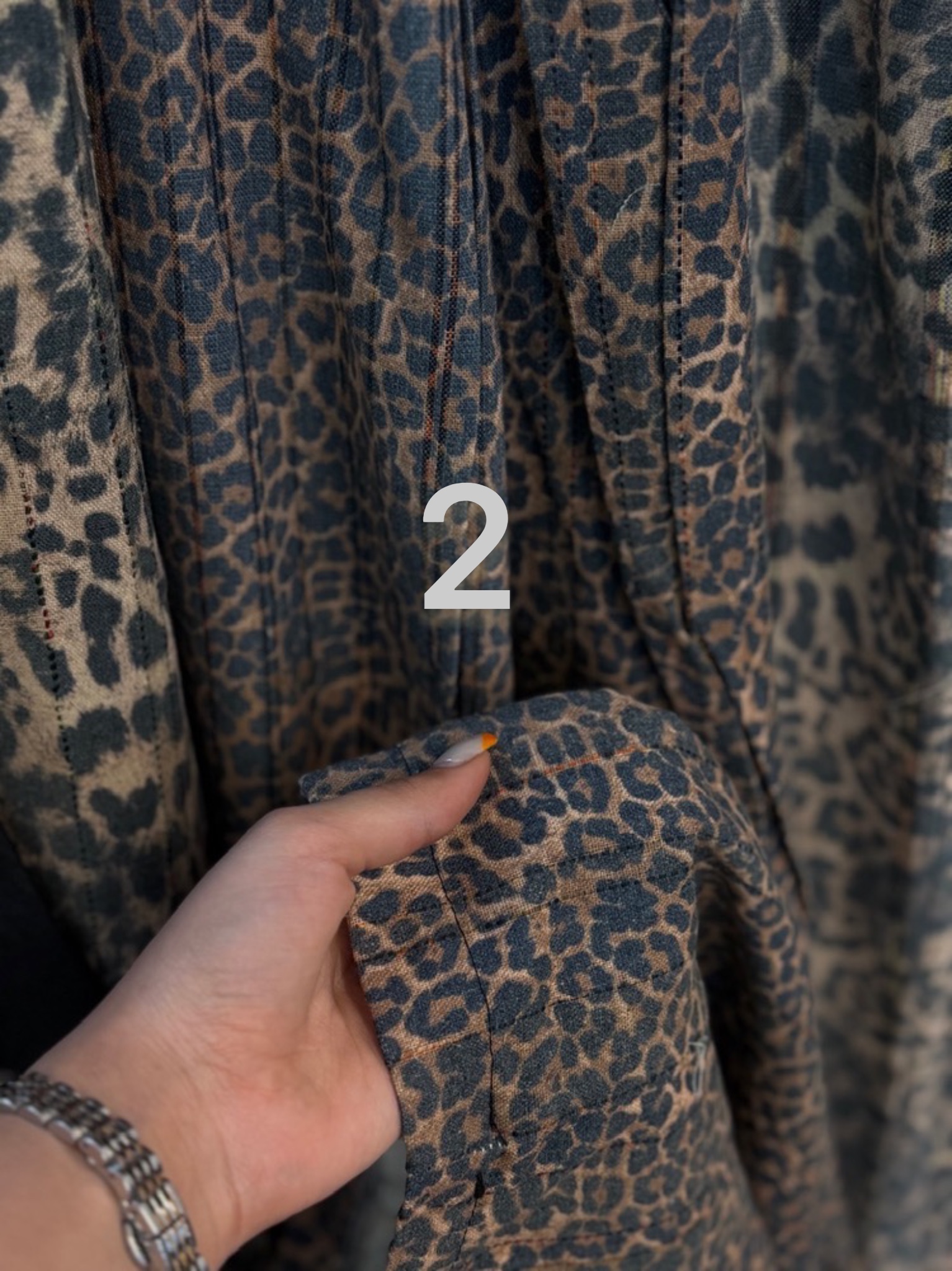 ست بلوز و شلوار پلنگی ترند - Image 20