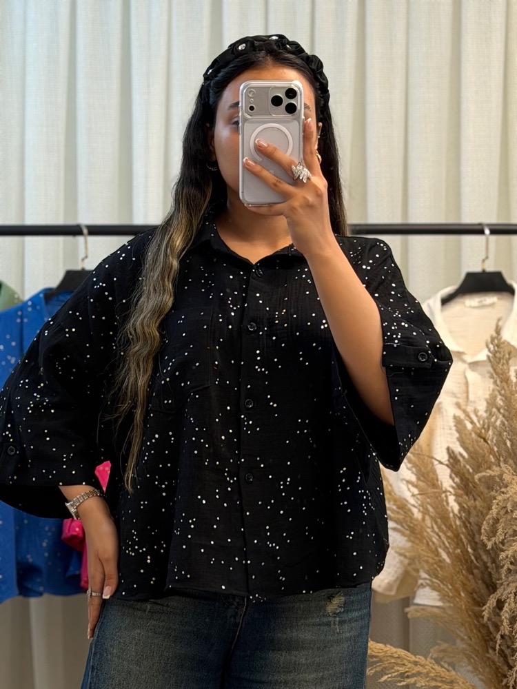 شومیز باکسی لش زنانه - Image 12