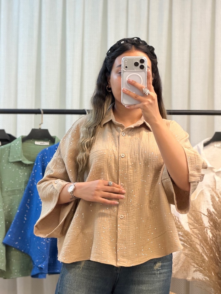 شومیز باکسی لش زنانه - Image 19