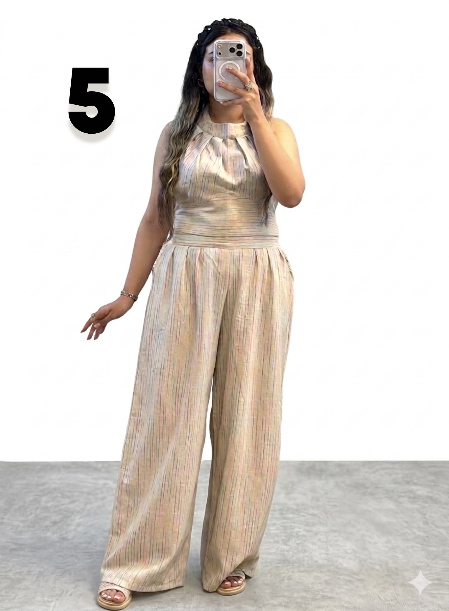 ست کراپ و شلوار زنانه ترند - Image 13