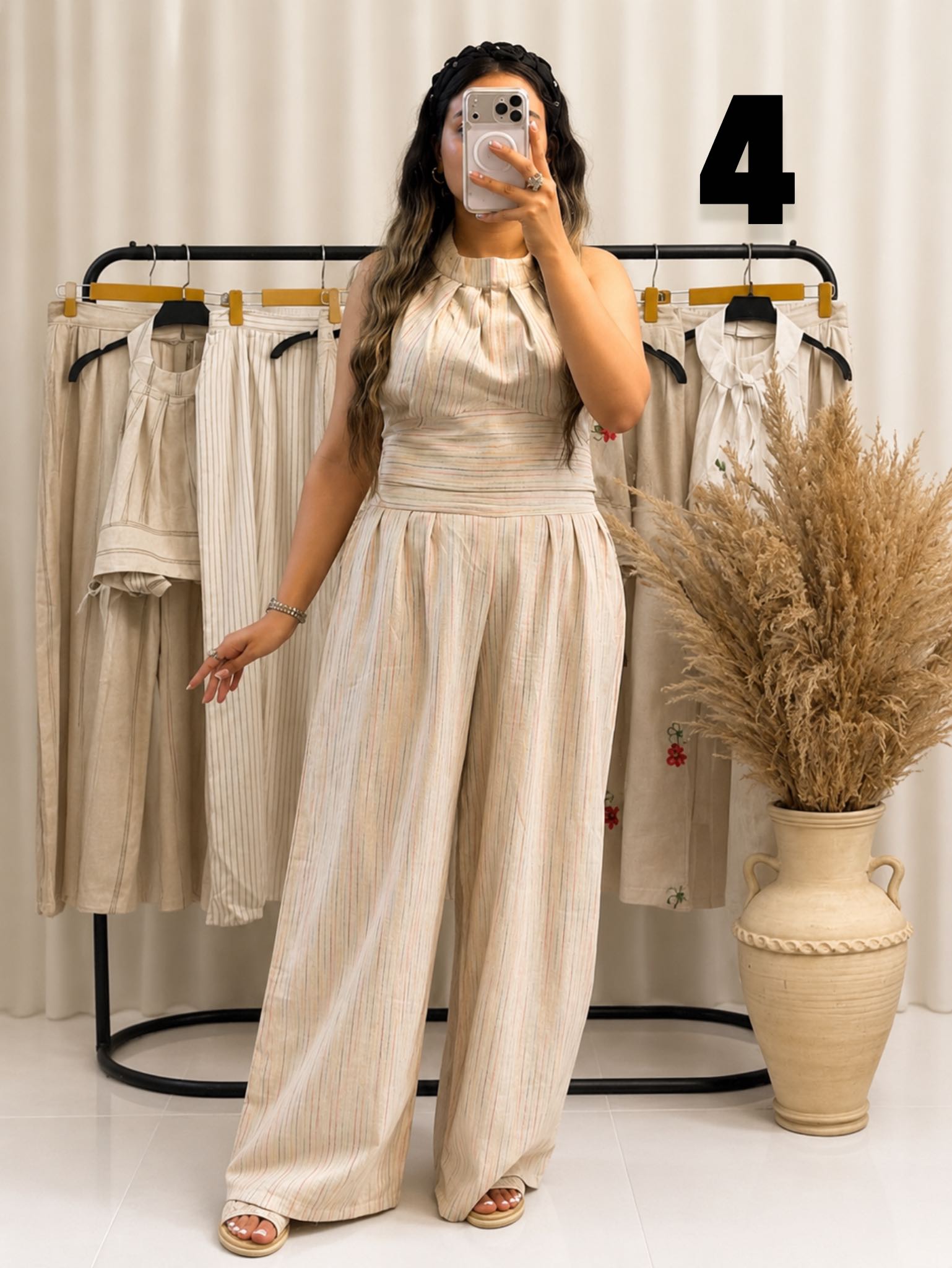 ست کراپ و شلوار زنانه ترند - Image 14