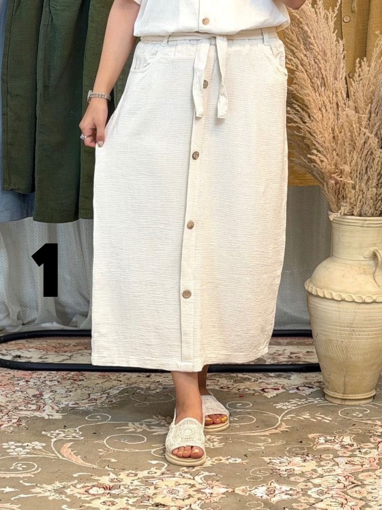 دامن کنفی زنانه ترند - Image 19