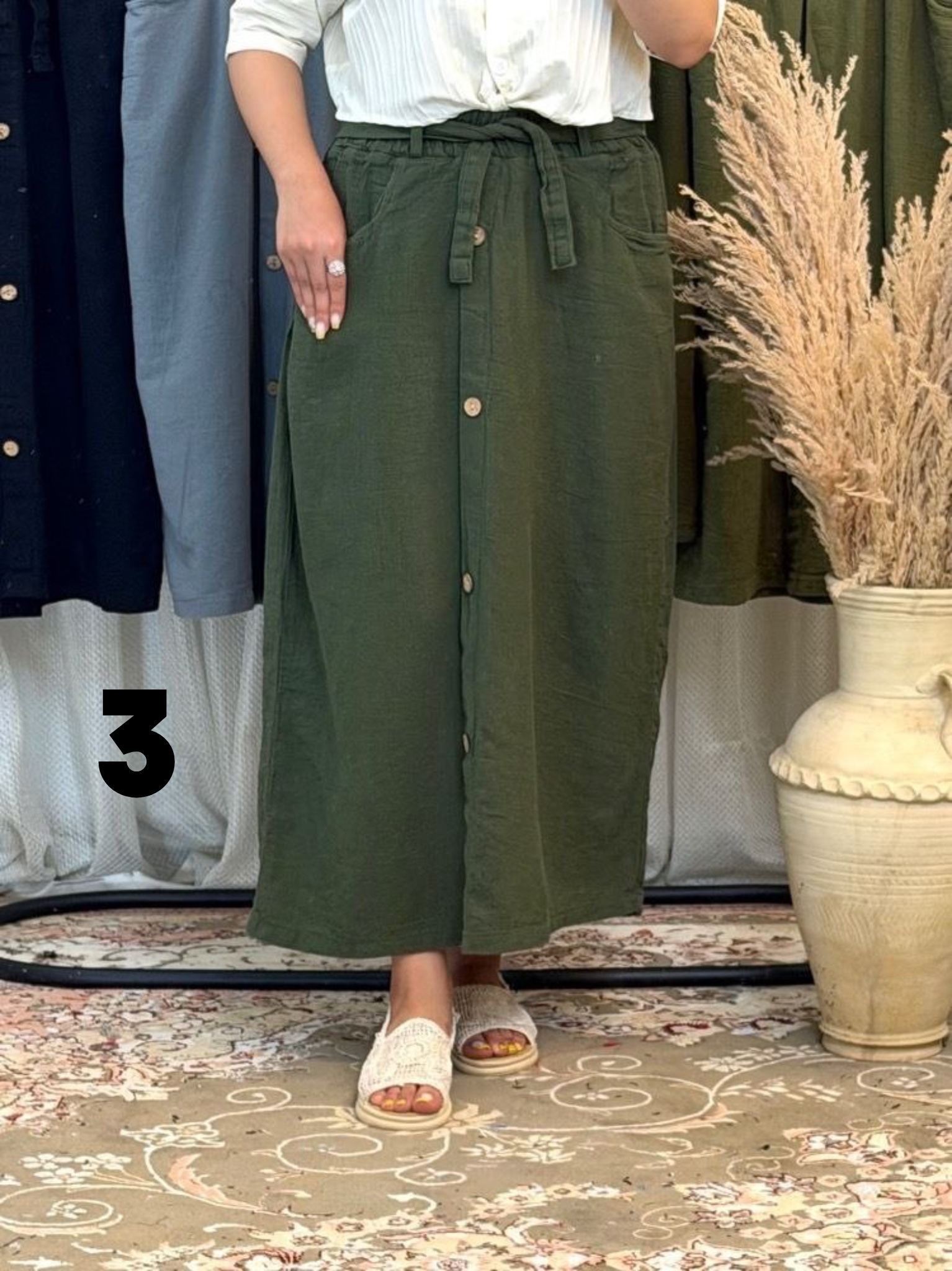 دامن کنفی زنانه ترند - Image 17