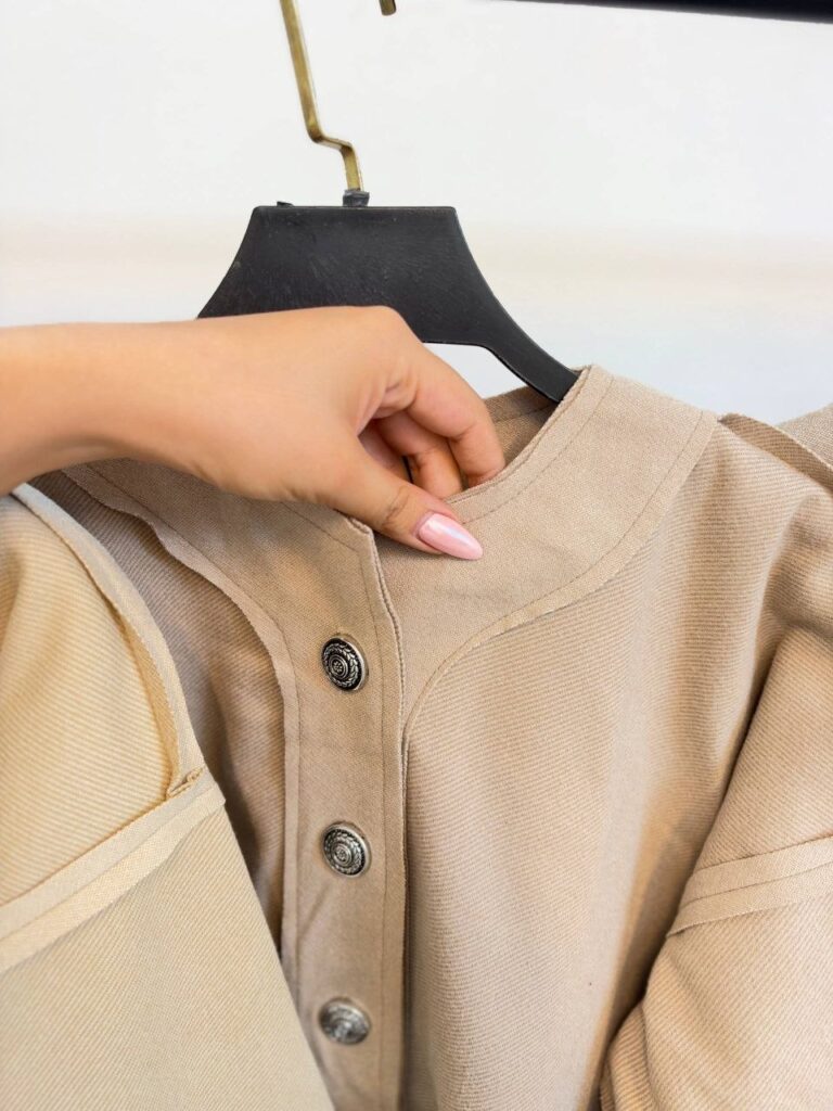 کراپ کت فوتر یقه گرد - Image 9